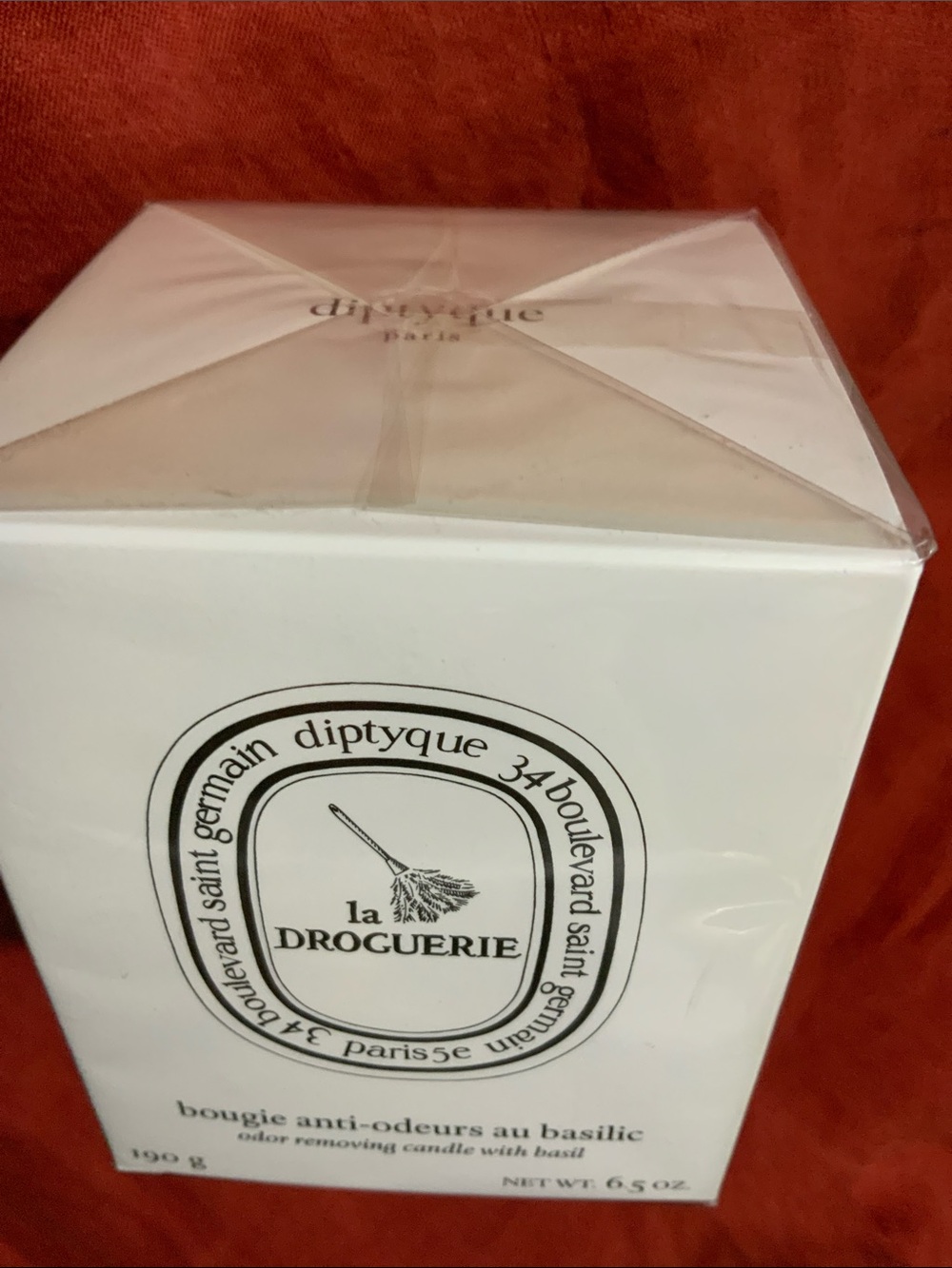 Diptyque La Droguerie candle DIPTYQUE BASIL CANDLE Odor removing candle